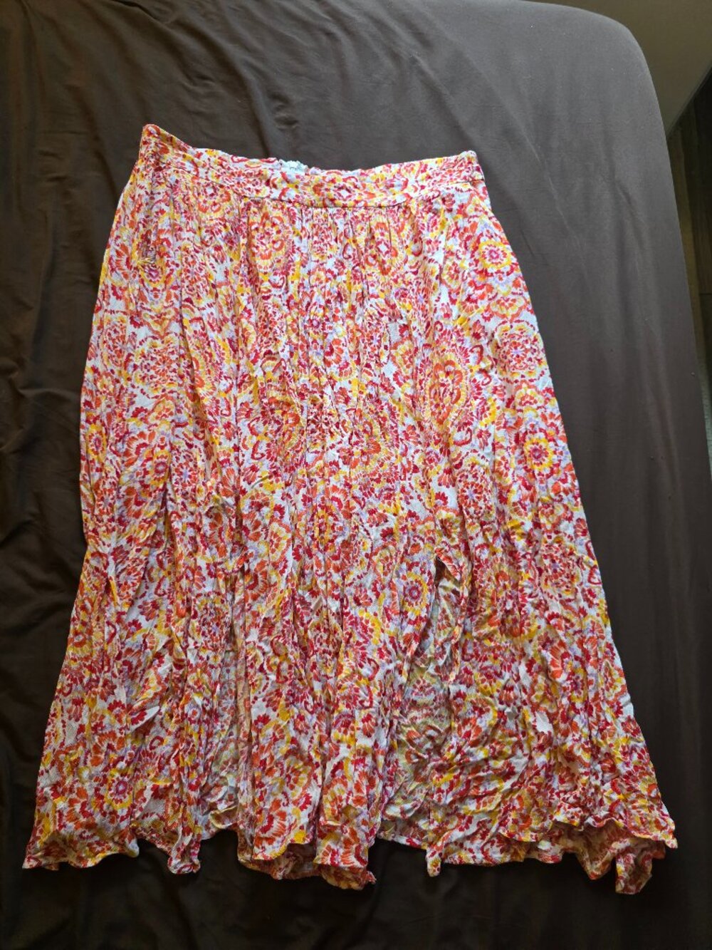 Torrid Size 2X Floral Maxi Skirt Side Slits